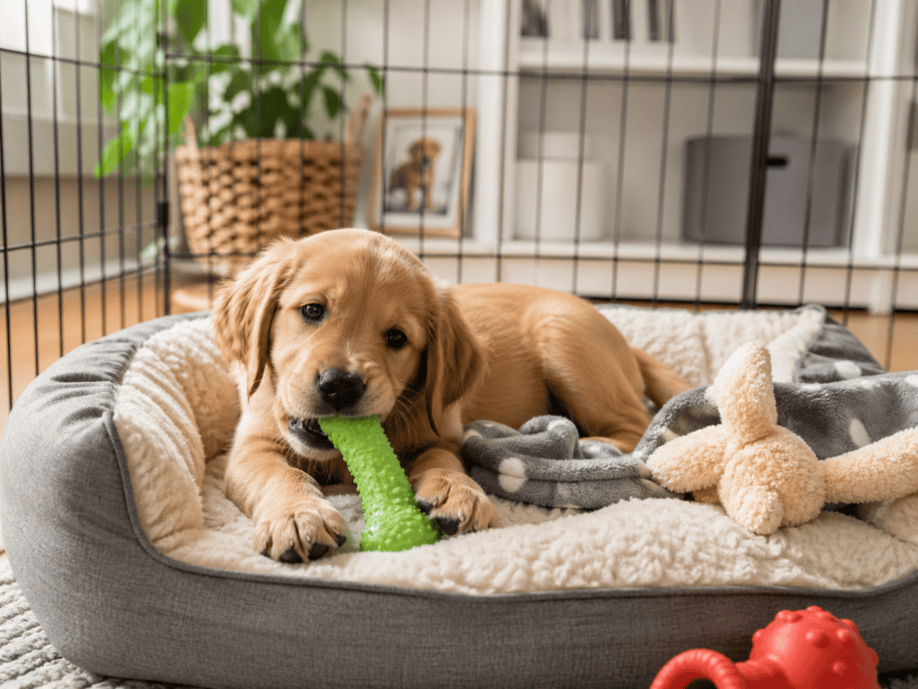 enrichment for teething puppies