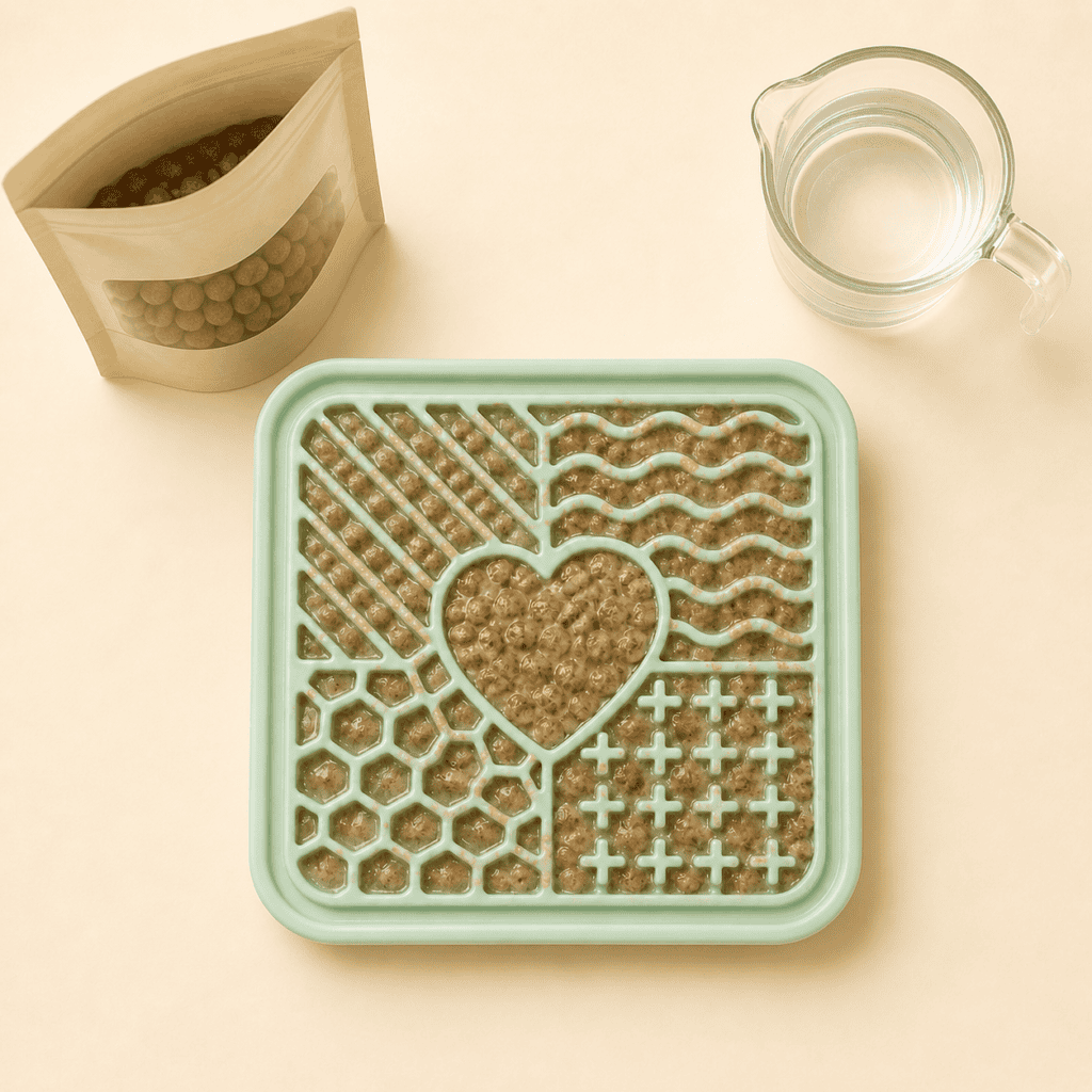 soaked kibble frozen lick mat recipe for puppies
